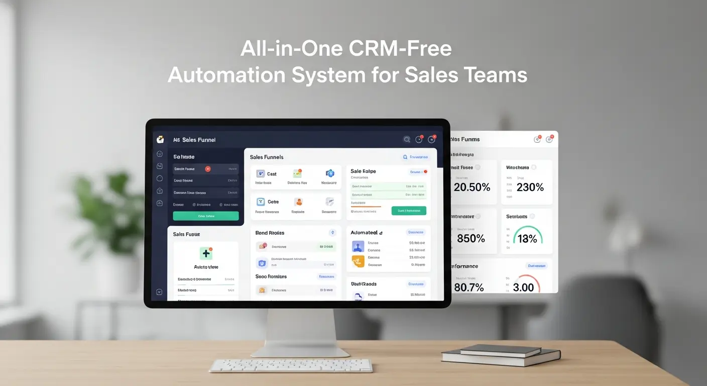All-in-One CRM-Free Automation System for Sales Teams