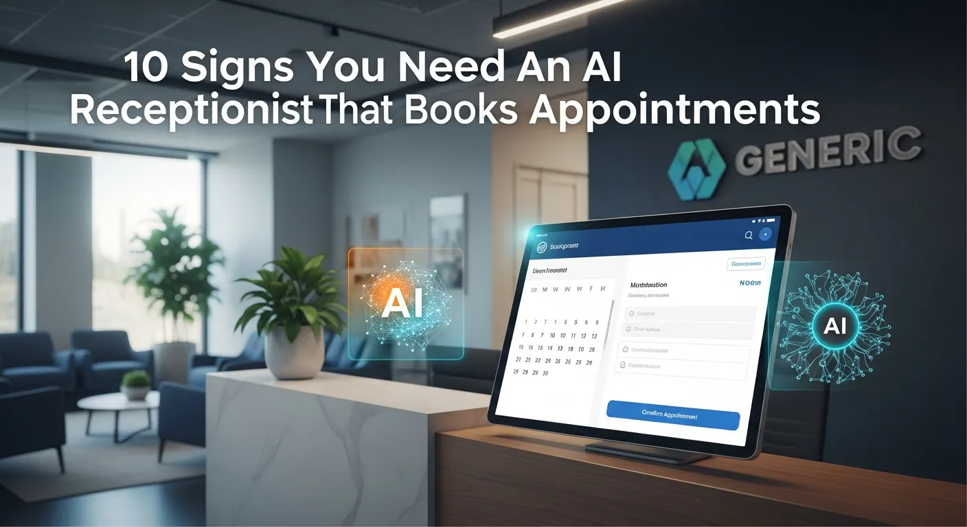 10 Signs You Need an AI Receptionist That Books Appointments
