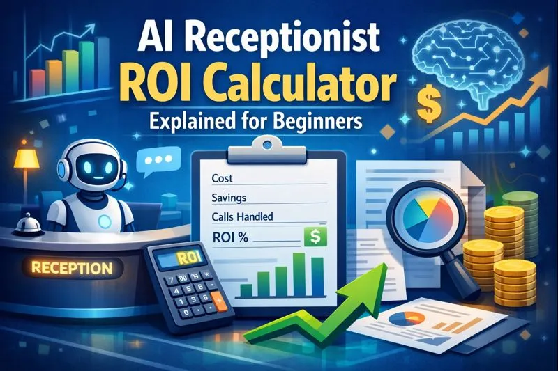 AI Receptionist ROI Calculator Explained for Beginners