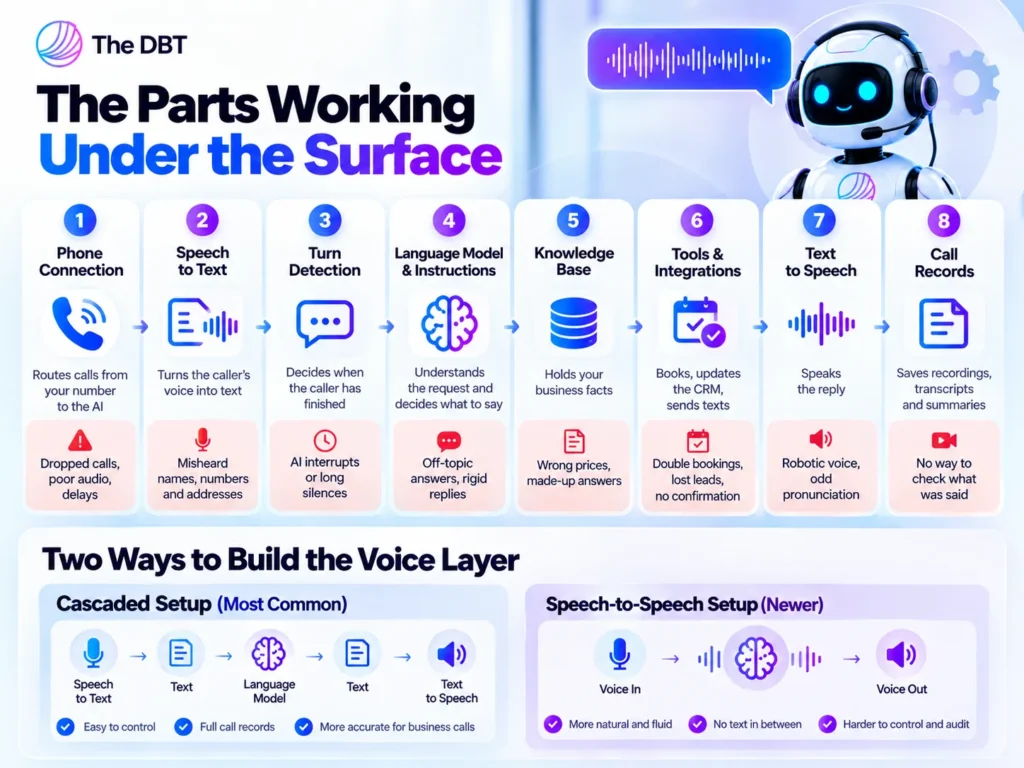 The Parts Working Under the Surface AI Receptionists 