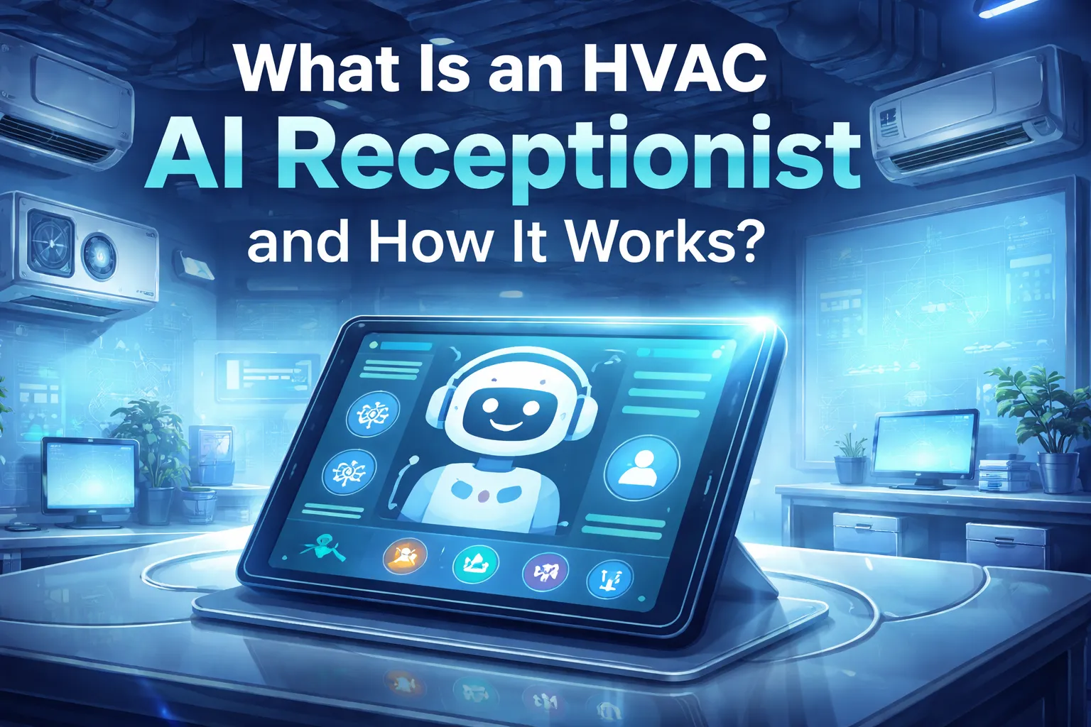 What Is an HVAC AI Receptionist and How It Works?