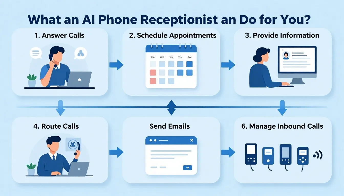 What an AI Phone Receptionist Can Do for You?