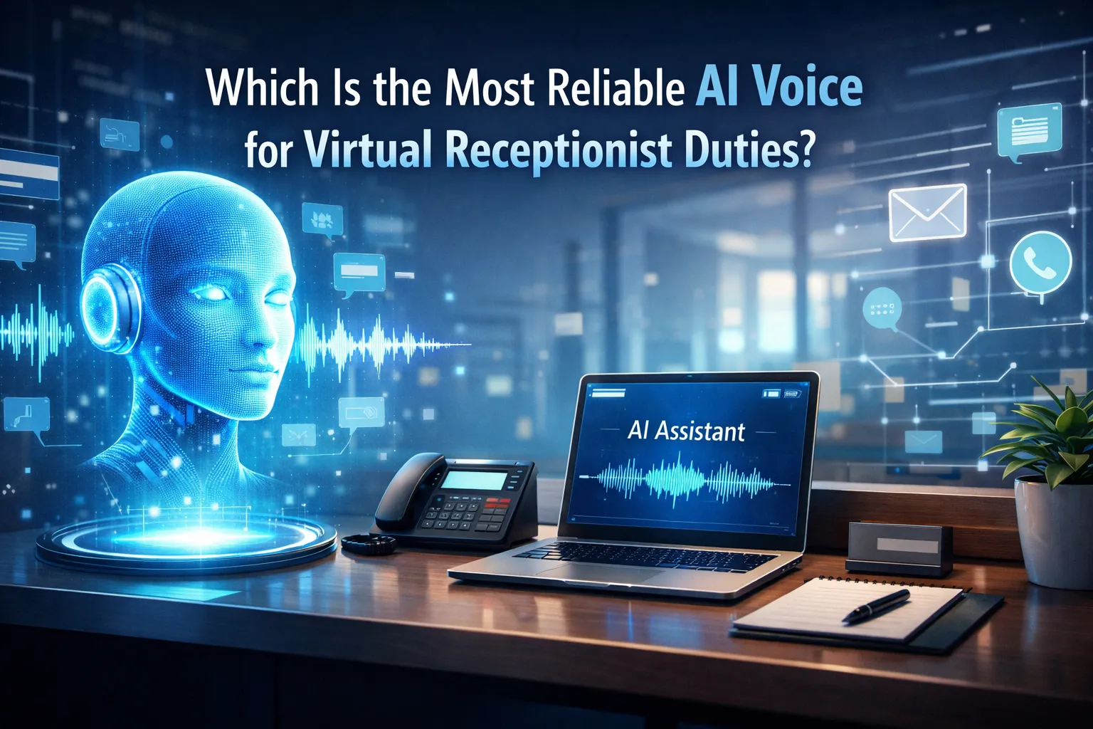 Which Is the Most Reliable AI Voice for Virtual Receptionist Duties?