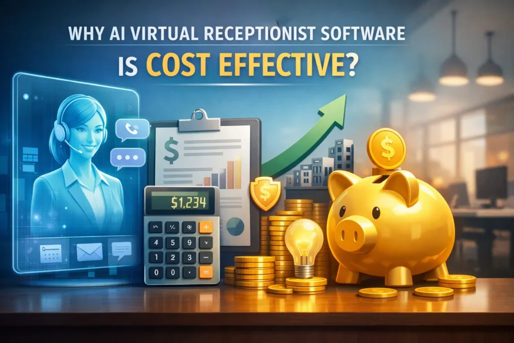 Why AI Virtual Receptionist Software Is Cost Effective?