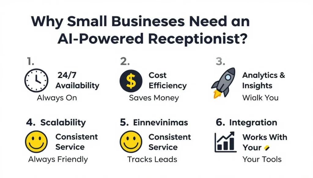 Why Small Businesses Need an AI-Powered Receptionist?
