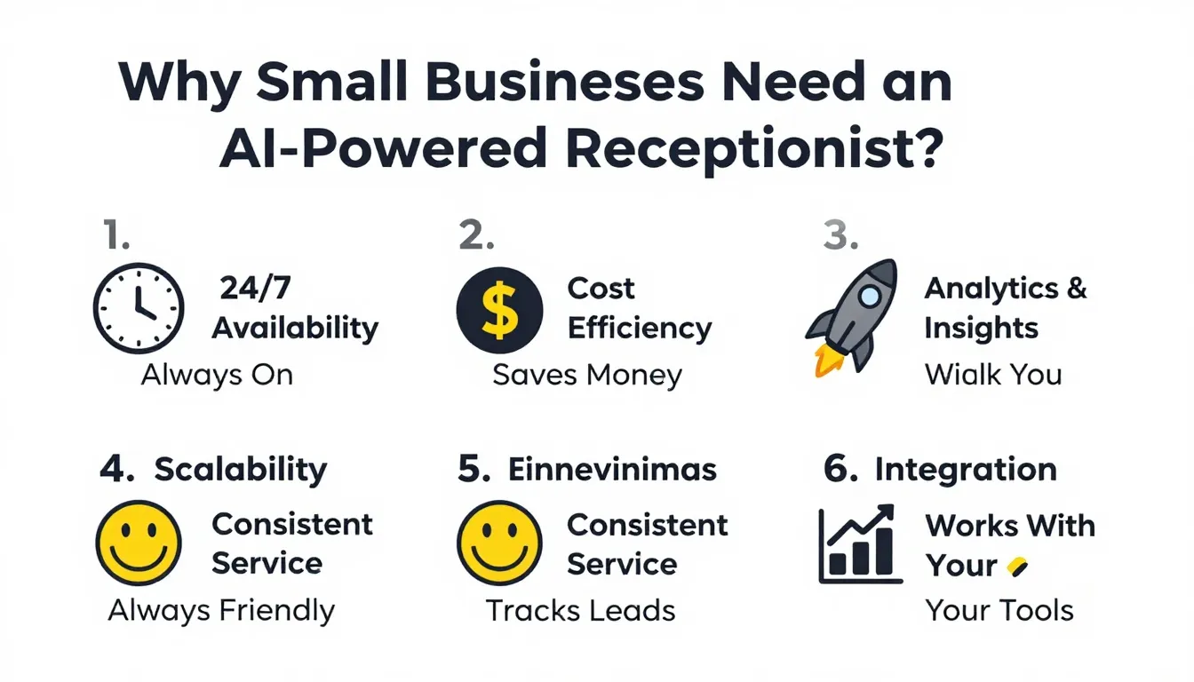 Why Small Businesses Need an AI-Powered Receptionist?