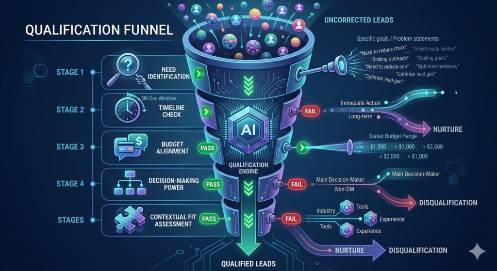 AI Lead Qualification Framework: How It Decides Who Qualifies