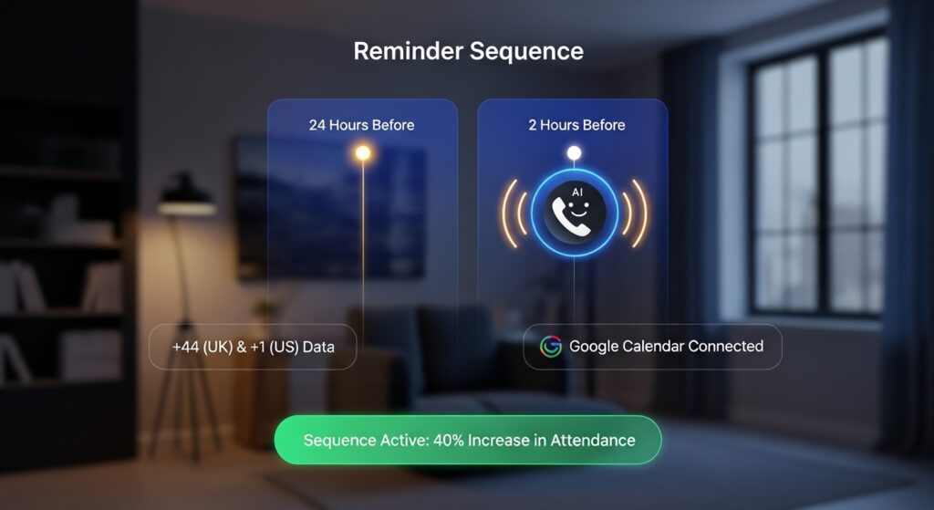 Activate Reminder Sequences to Reduce No-Shows From Day One
