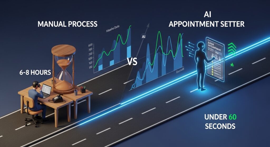 AI vs Manual Appointment Setting: What the Numbers Show