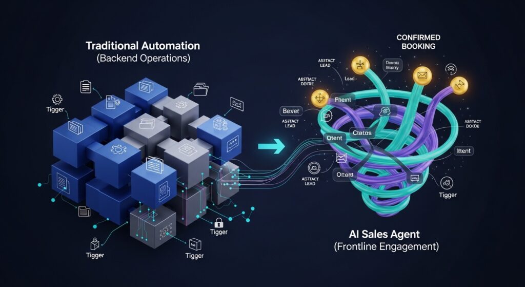 AI Sales Agent vs Traditional Sales Automation: What Drives More Meetings? 3 AI Sales Agent vs Traditional Automation: 12 Key Differences