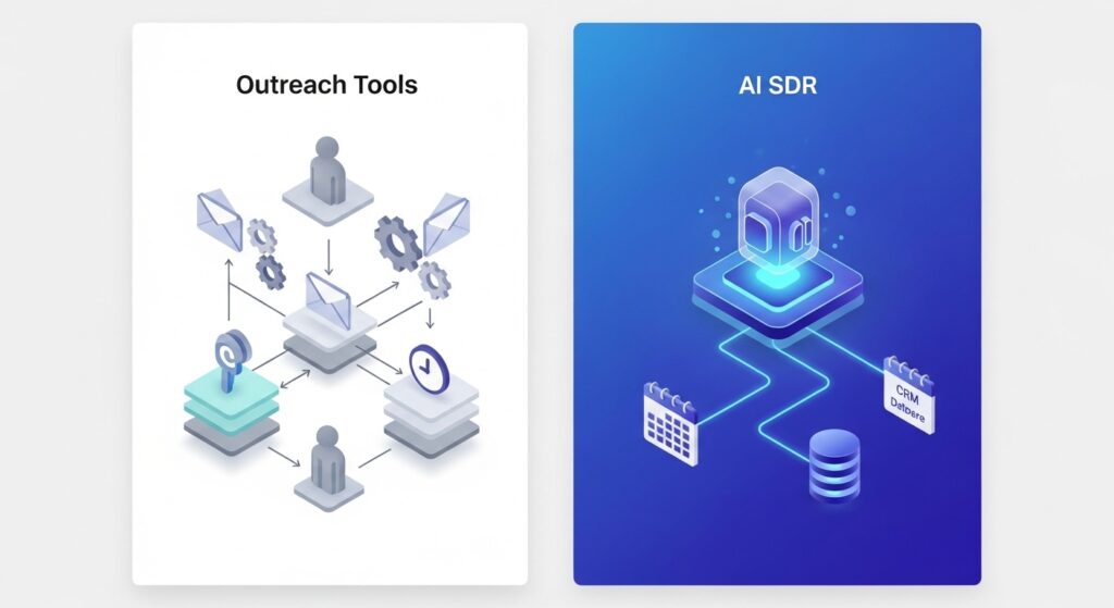 Comparison: AI SDR vs Outreach Tools