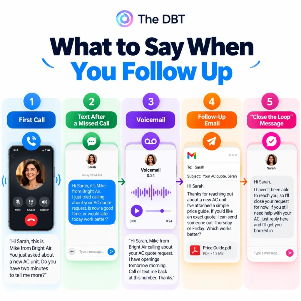 What to Say When You Follow Up