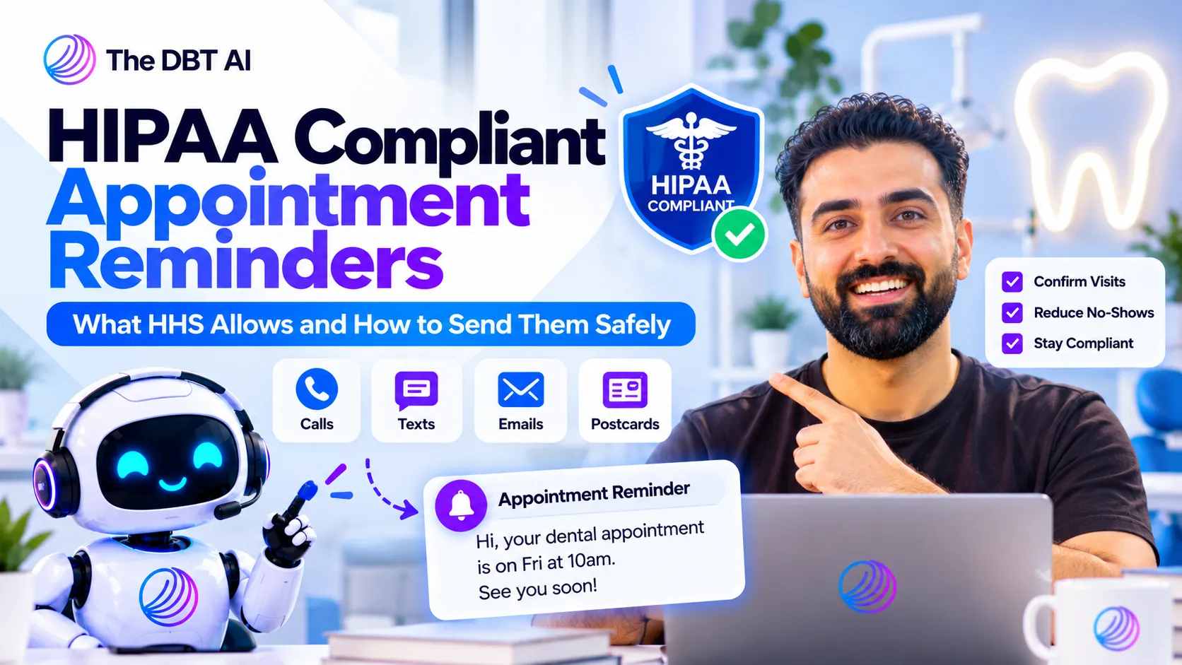 HIPAA-Compliant Dental Appointment Reminders